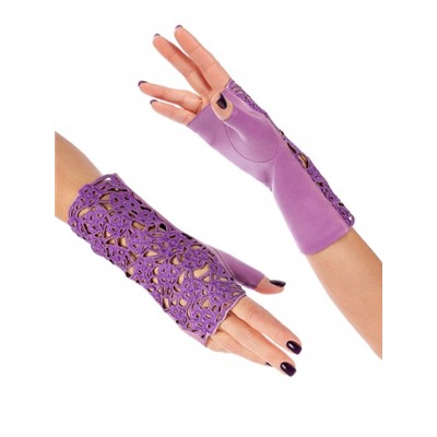 Перчатки женские ш/п F-0160 l.violet