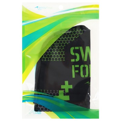 Шапочка для плавания детская ONLYTOP SWIM FORCE, тканевая, обхват 46-52 см