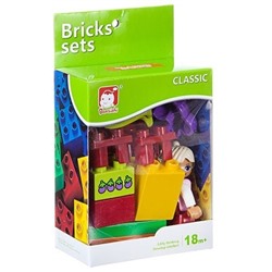 Констр. пласт. крупн. детали Bricks sets, сад, BOX 10x13x5,5см, арт.C2309.