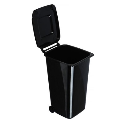 Контейнер под мелкий мусор, 8×10×15.5 см, черный
