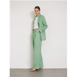 Брюки зауженного кроя  цвет: Зеленый D306/carbon | купить в интернет-магазине женской одежды EMKA