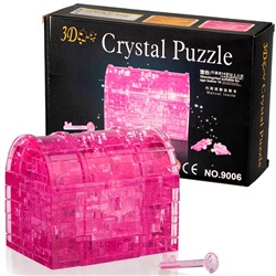 Yuxin 3D-Пазл "Сундук" Розовый Crystal Puzzle