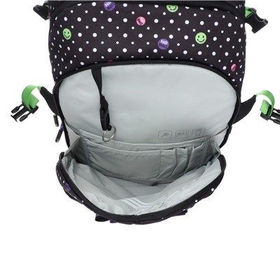 Рюкзак школьный Kite Smile, 42 х 29 х 20 см, эргономичная спинка, наполнение: мешок, пенал