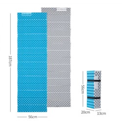 Коврик Naturehike NH20FCD07 складной утолщеный голубой, 6927595748077