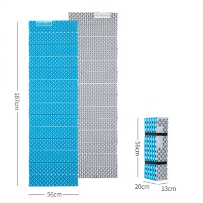 Коврик Naturehike NH20FCD07 складной утолщеный голубой, 6927595748077