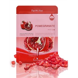 FARMSTAY - МАСКА ТКАНЕВАЯ ДЛЯ ЛИЦА С ЭКСТРАКТОМ ГРАНАТА VISIBLE DIFFERENCE POMEGRANATE MASK PACK, 23 МЛ