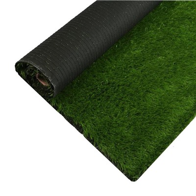 Газон искусственный, для спорта, 2 × 5 м, ворс 50 мм, с дренажными отверстиями, тёмно-зелёный