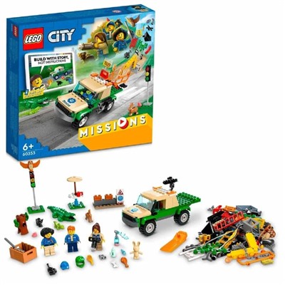 Конструктор «Миссии по спасению диких животных», Lego City