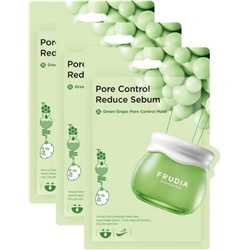 Себорегулирующая тканевая маска с зеленым виноградом Green Grape Pore Control Mask, 1 шт*20 мл, 1 шт*20 мл