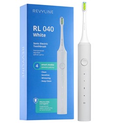 Электрическая звуковая щетка Revyline RL 040, белая