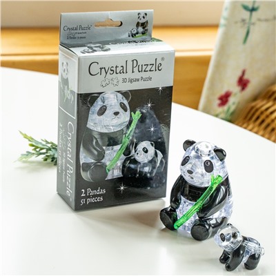 Crystal Puzzle Две панды, 3D-головоломка