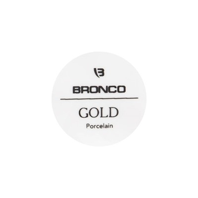 БАНКА С ДЕРЕВЯННОЙ КРЫШКОЙ BRONCO "GOLD" 16*11 СМ 1160 МЛ (КОР=16ШТ.)