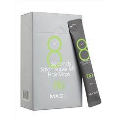 MASIL - МАСКА ДЛЯ ОСЛАБЛЕННЫХ ВОЛОС ВОССТАНАВЛИВАЮЩАЯ 8 SECONDS SALON SUPER MILD HAIR MASK STICK POUCH, 8 ML * 20 ШТ.