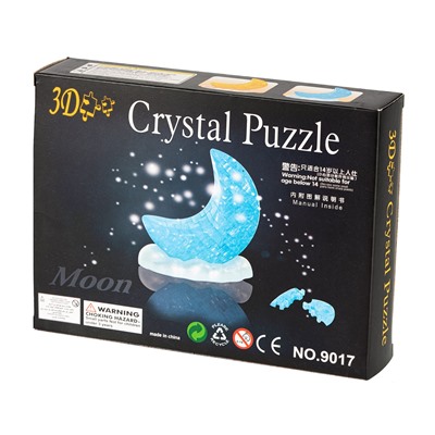 Yuxin 3D-Пазл "Луна-Полумесяц" Голубая, Crystal Puzzle