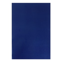 Тетрадь А4, 96 листов в клетку "Синяя. METALLIC", обложка бумвинил