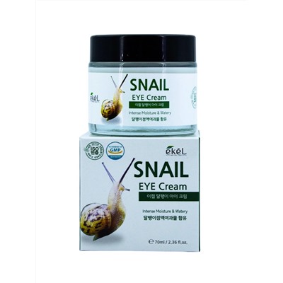 EKEL - КРЕМ ДЛЯ КОЖИ ВОКРУГ ГЛАЗ С МУЦИНОМ УЛИТКИ ЛЕГКИЙ SNAIL EYE CREAM, 70 ML