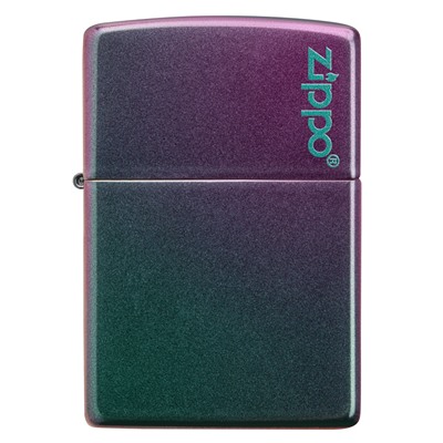 Зажигалка ZIPPO Classic с покрытием Iridescent, латунь/сталь, фиолетовая, матовая, 38x13x57 мм