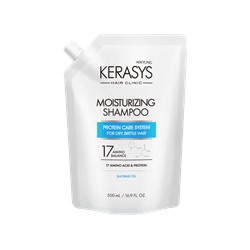 KERASYS Шампунь для волос УВЛАЖНЯЮЩИЙ Moisturizing Shampoo (запасной блок), 500 мл