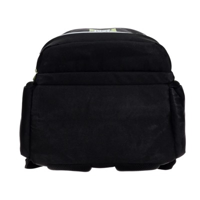 Рюкзак молодёжный Grizzly, 44 х 28 х 23 см, эргономичная спинка, отделение для ноутбука, чёрный, салатовый