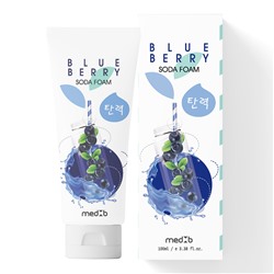 MED B Пенка для лица ПИЩЕВАЯ СОДА / ЧЕРНИКА Blueberry Soda Foam, 100 мл