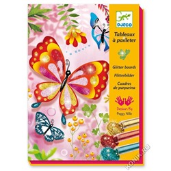 Набор для декорирования блёстками Djeco «Блестящие бабочки»