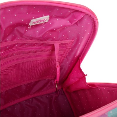 Рюкзак каркасный, Hatber Ergonomic Plus "Альпака", 38 х 29 х 16 см, розовый