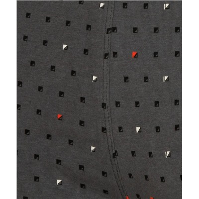 Мужские трусы шорты Atlantic, набор из 3 шт., хлопок, черные + темный хаки + хаки, 3MH-025/12