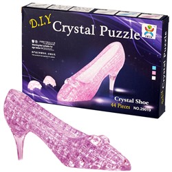 Yuxin 3D-Пазл "Туфелька" Розовый Crystal Puzzle