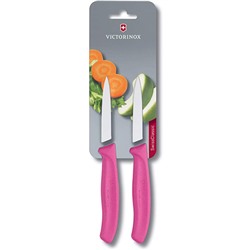 Набор Victorinox кухонный, 2 предмета, лезвие прямое, розовый