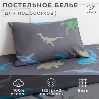 Постельное белье "Этель" 1,5 сп Just dino 143х215 см, 150х214 см, 50х70 см -1 шт