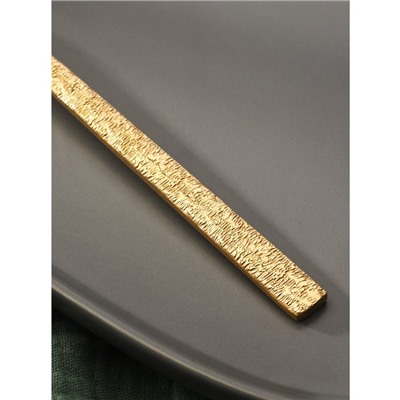 Ложка столовая из нержавеющей стали Magistro «Лин GOLD», 19,8×4 см, на подвесе, цвет золотой