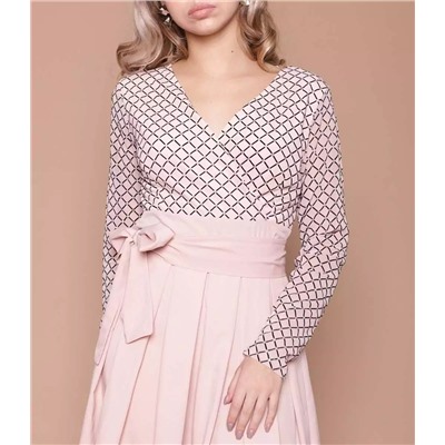 Платье #875, розовый