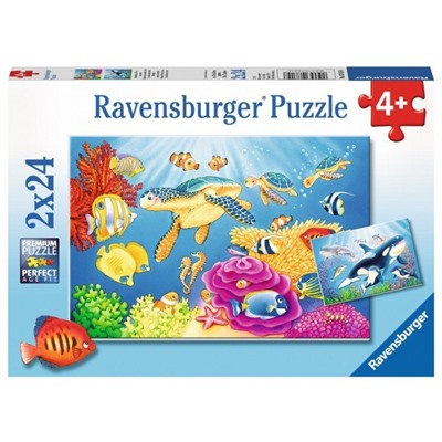 Пазл Ravensburger «На глубине моря», 24 эл.