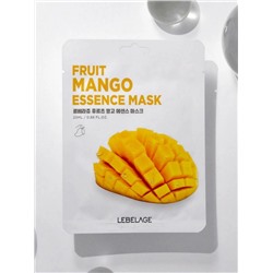 LEBELAGE - МАСКА ТКАНЕВАЯ С ЭКСТРАКТОМ МАНГО FRUIT MANGO ESSENCE MASK, 25 МЛ