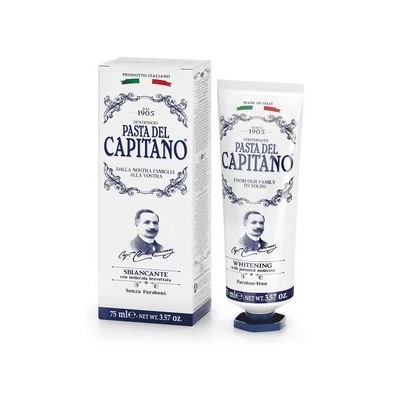 Pasta del Capitano 1905 Зубная паста Whitening with Molecula / Отбеливающая с молекулой 25 мл