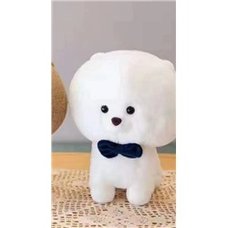 Мягкая игрушка "Fluffy dog", white, 24 см