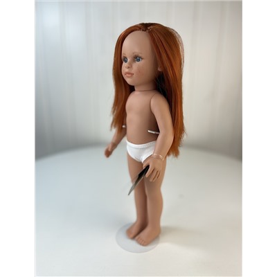 Кукла Нина, 33 см, рыжие волосы, без одежды, арт. 3304