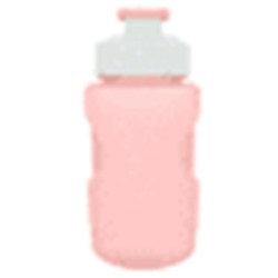 Бутылка "Fitness" с трубочкой, pink (350 ml)