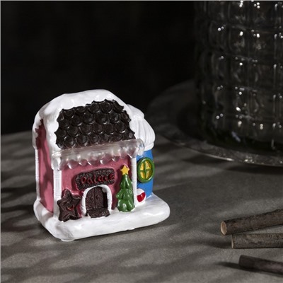 Светодиодная фигура «Сказочный домик», керамика, батарейки АААх3 (не в комплекте), свечение мульти