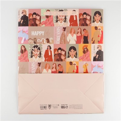 Пакет ламинированный вертикальный «Девушки», XL  40 × 49 × 19 см