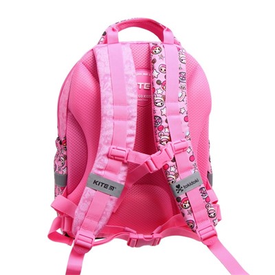 Рюкзак школьный Tokidoki, 38 х 28 х 16 см, эргономичная спинка, розовый