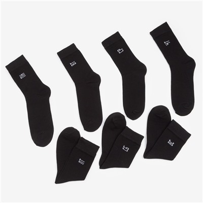 Набор мужских носков KAFTAN "Джек" 7 пар, р-р 41-44 (27-29 см)