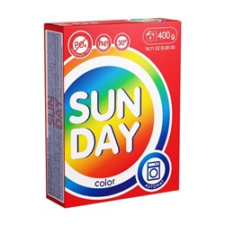 Стиральный порошок Sunday, автомат, для стирки цветного белья, 400 г