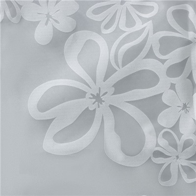 Штора для ванной Доляна «Ажур», 180×180 см, EVA, цвет белый
