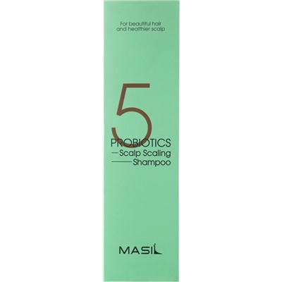 Шампунь для волос против зуда и перхоти для чувствительной кожи 5 Probiotics Scalp Scaling Shampoo, 300 мл