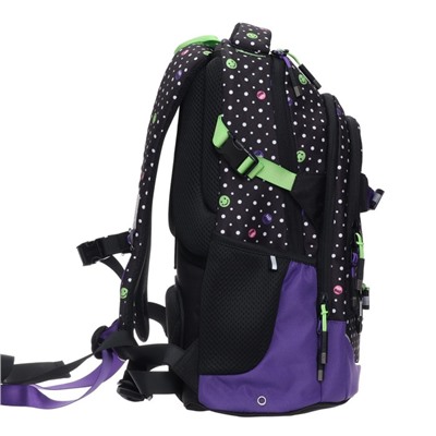 Рюкзак школьный Kite Smile, 42 х 29 х 20 см, эргономичная спинка, наполнение: мешок, пенал