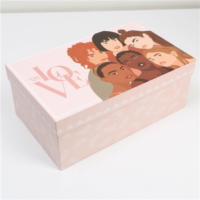 Набор подарочных коробок 6 в 1 «Love», 32.5 х 20 х 12.5 см‒20 х 12.5 х 7.5 см