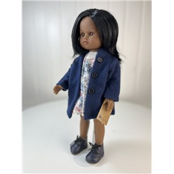 Кукла Нэни, темнокожая, с темными волосами,  42 см , арт. 42110N