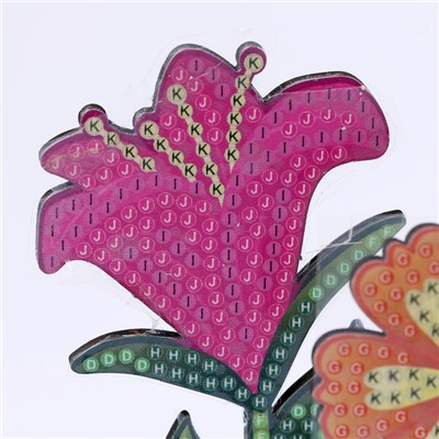 Алмазная вышивка «Цветы в саду» интерьерный декор