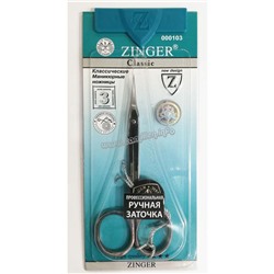 Ножницы маникюрные Zinger zo-B-140cvd(118)-SH ручная заточка